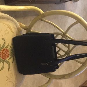Black nylon Coach bag